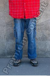 Leg Head Man Casual Jeans Average Street photo references